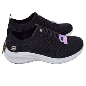 S Sport by Skechers Women’s Size 9.5 Black | Memory Foam | No-Tie Shoes